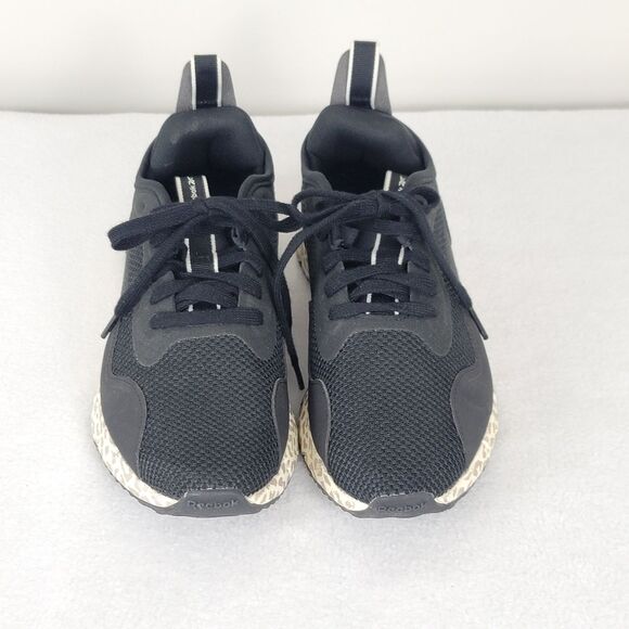 Reebok Zig Dynamica White Black Cheetah 7.5 Ortholite Comfort Padding Sneakers - Picture 2 of 8